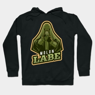 Wizard's Pointing A Gun | Molon Labe Hoodie